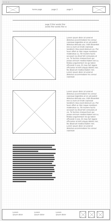 page 3 wireframe